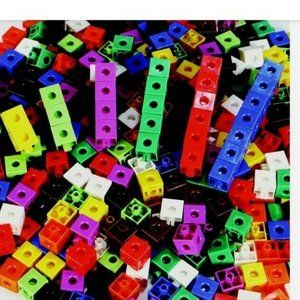 New Childcraft Linking Cube Set Assorted Colors
